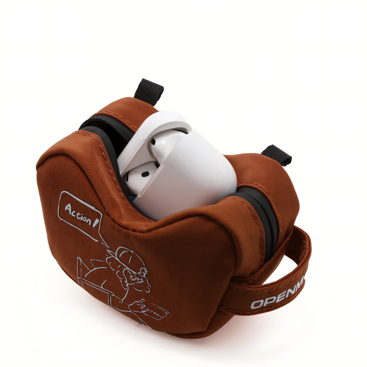 OPENMOON Mini Cine Saddle Earbuds Pouch