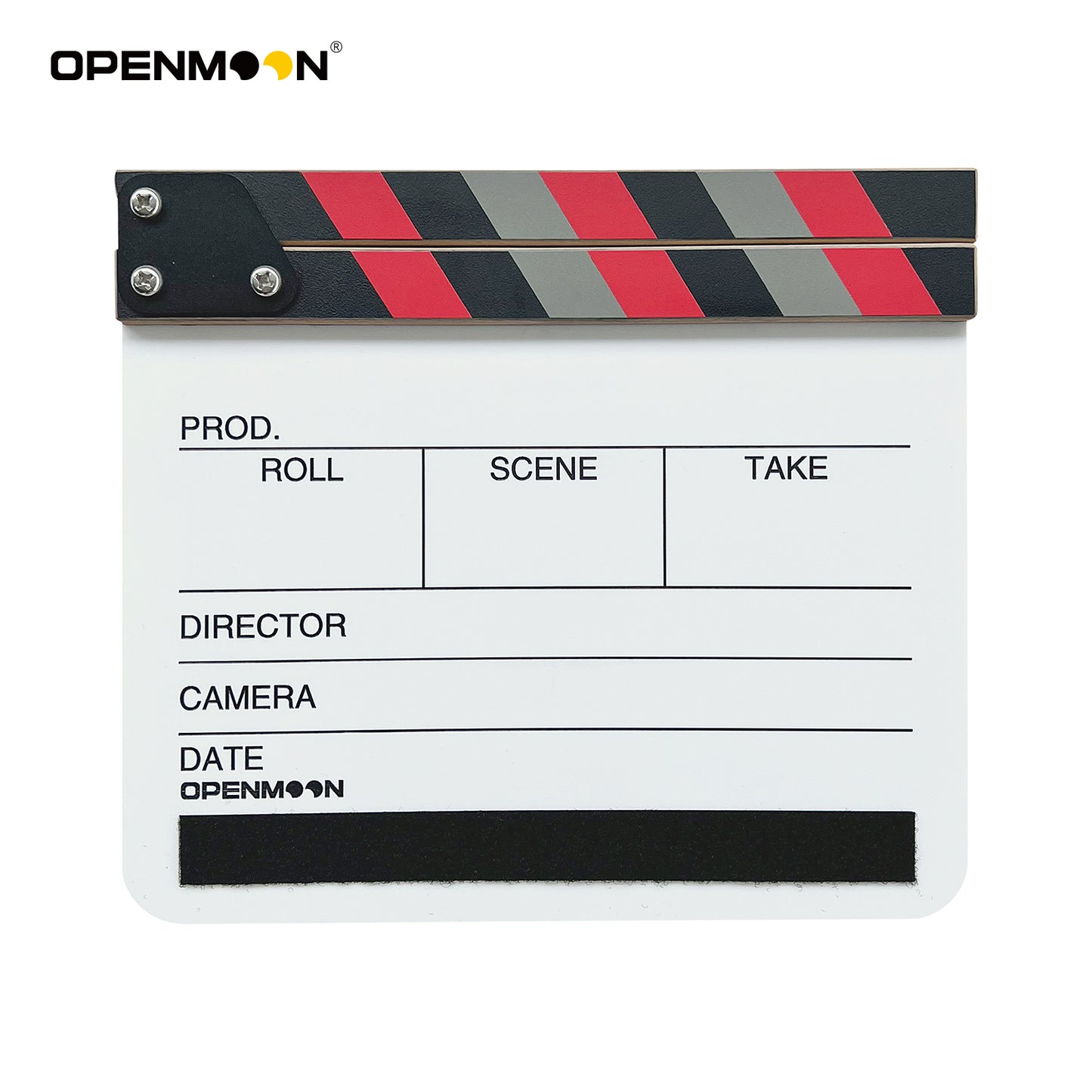 OPENMOON Clapperboard Slate with 68pcs Metadata Tags