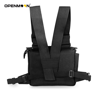 Estuche de transporte para radio OPENMOON, bolsa frontal para el pecho