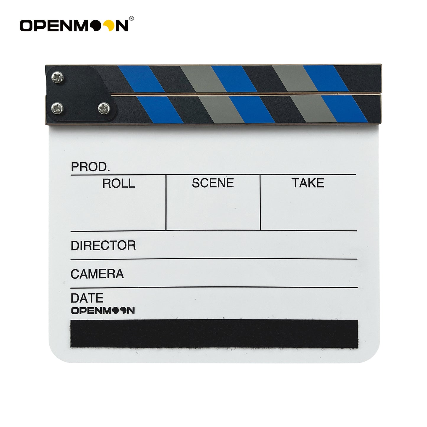 OPENMOON Clapperboard Slate with 68pcs Metadata Tags
