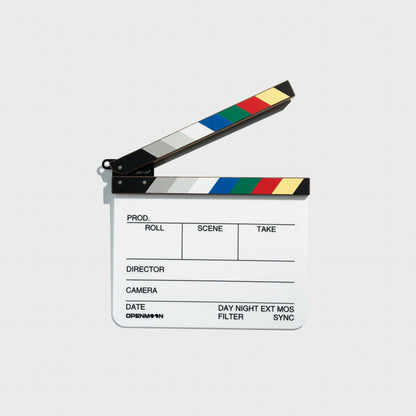 OPENMOON Director Film Clapperboard Cut Action Scene Clapper Board Slate