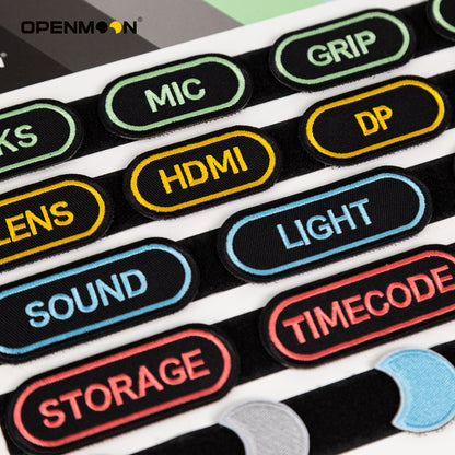 OPENMOON Cinematic Patch Tags (Label Stickers)