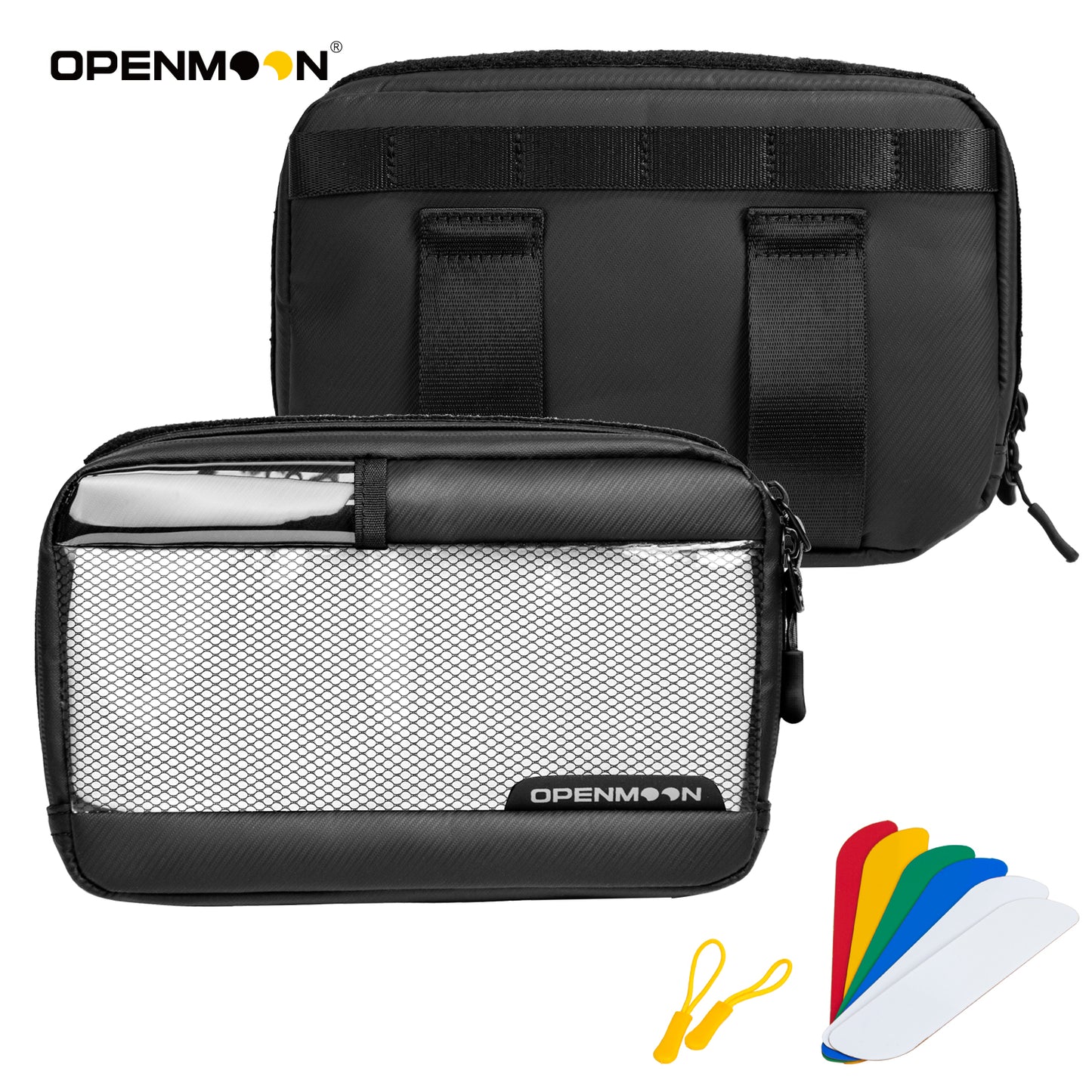 OPENMOON Translucent Electronics & Camera Accessories Bag - Cable organizer, Gear Accessory Pouch, Travel Camera Essentials(Thickened)