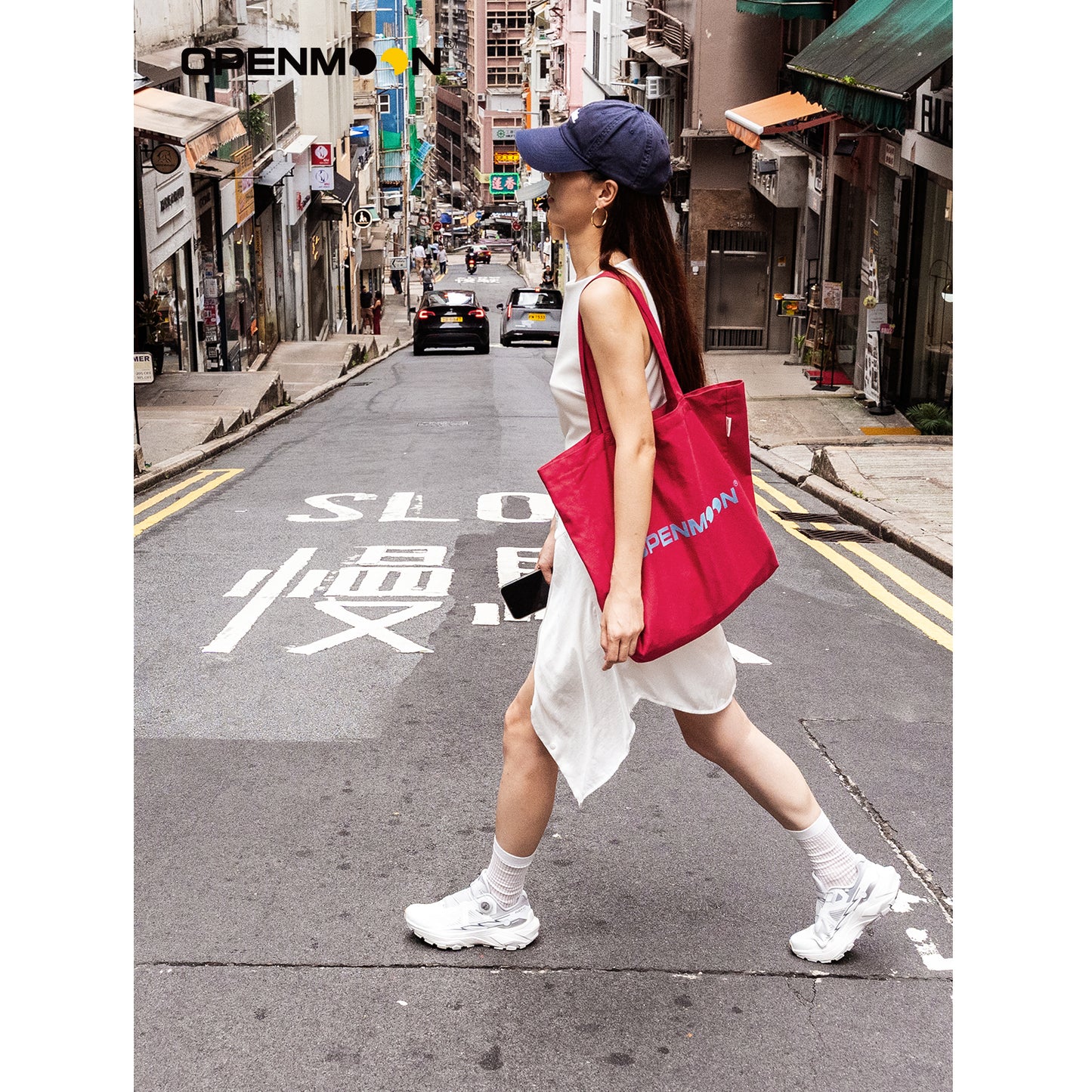 OPENMOON Simple Tote Bag Laptop Bag for Commuting to Work Women's Bag Large Capacity Shoulder Bag