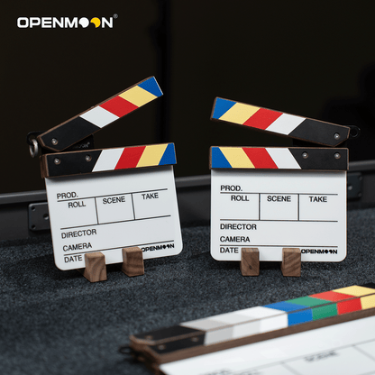 OPENMOON Director Film Clapperboard Cut Action Scene Clapper Board Slate