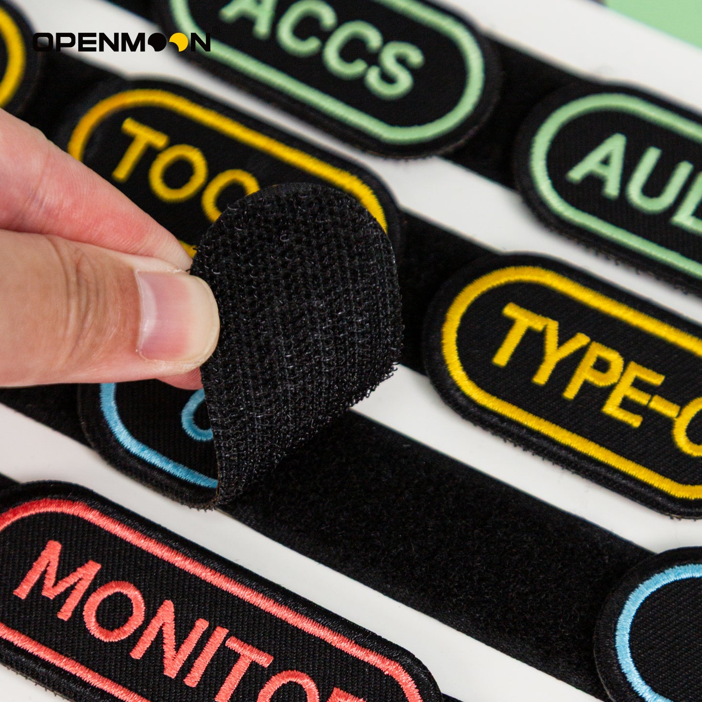 OPENMOON Cinematic Patch Tags (Label Stickers)