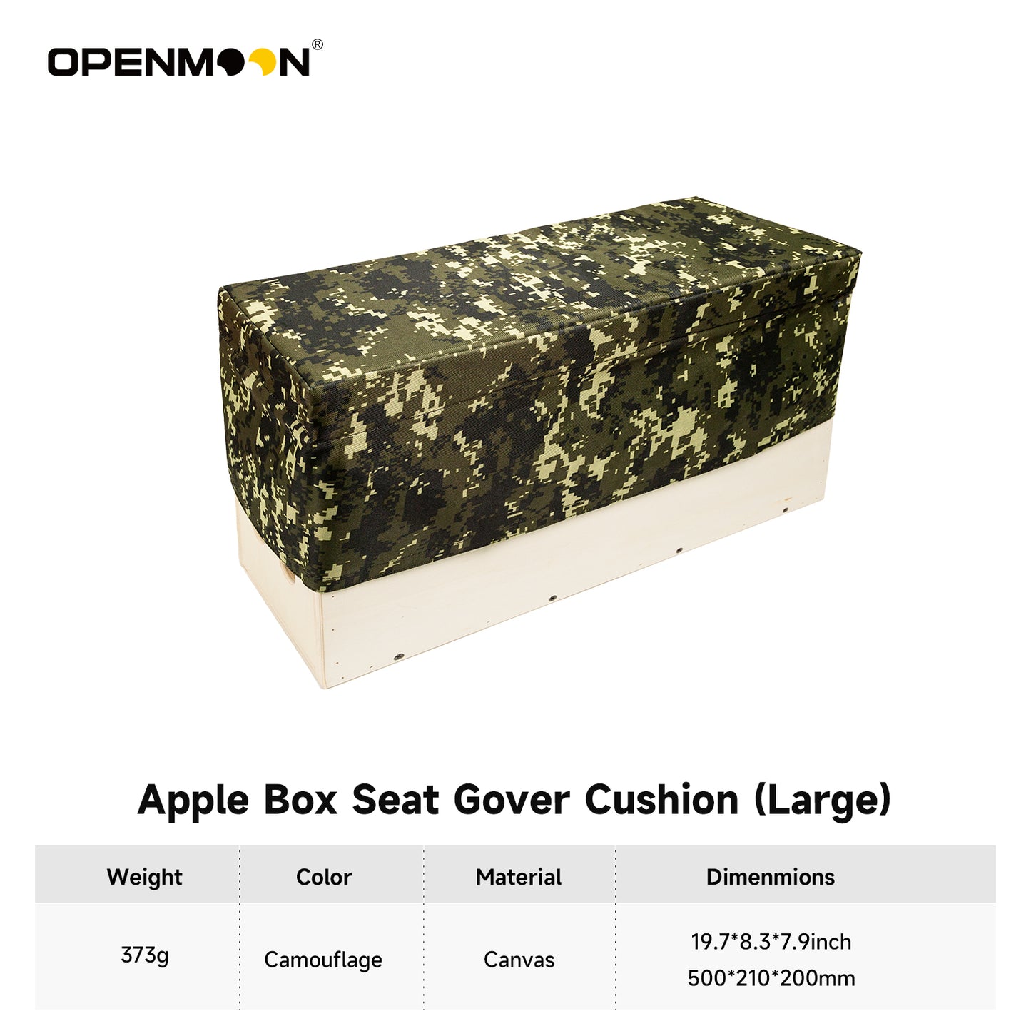 OPENMOON Apple Box Seat Cover Cushion Large