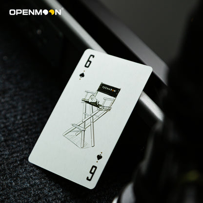 OPENMOON Cinematic Art Playing Cards Hand-Drawn Film Photography Gift, Premium Quality Cardistry Deck