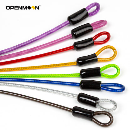 OPENMOON Gaffer Tape Lanyard Stainless Steel Security Tether Lanyard Kit Braided Steel Coated Security Cable