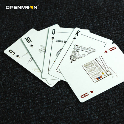 OPENMOON Cinematic Art Playing Cards Hand-Drawn Film Photography Gift, Premium Quality Cardistry Deck