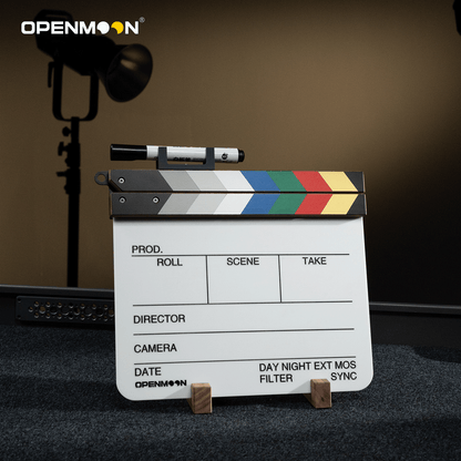 OPENMOON Director Film Clapperboard Cut Action Scene Clapper Board Slate
