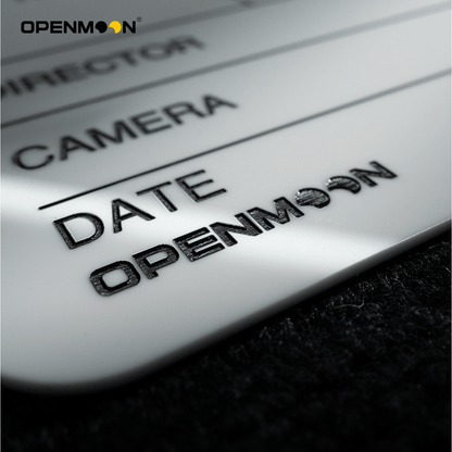 OPENMOON Director Film Clapperboard Cut Action Scene Clapper Board Slate