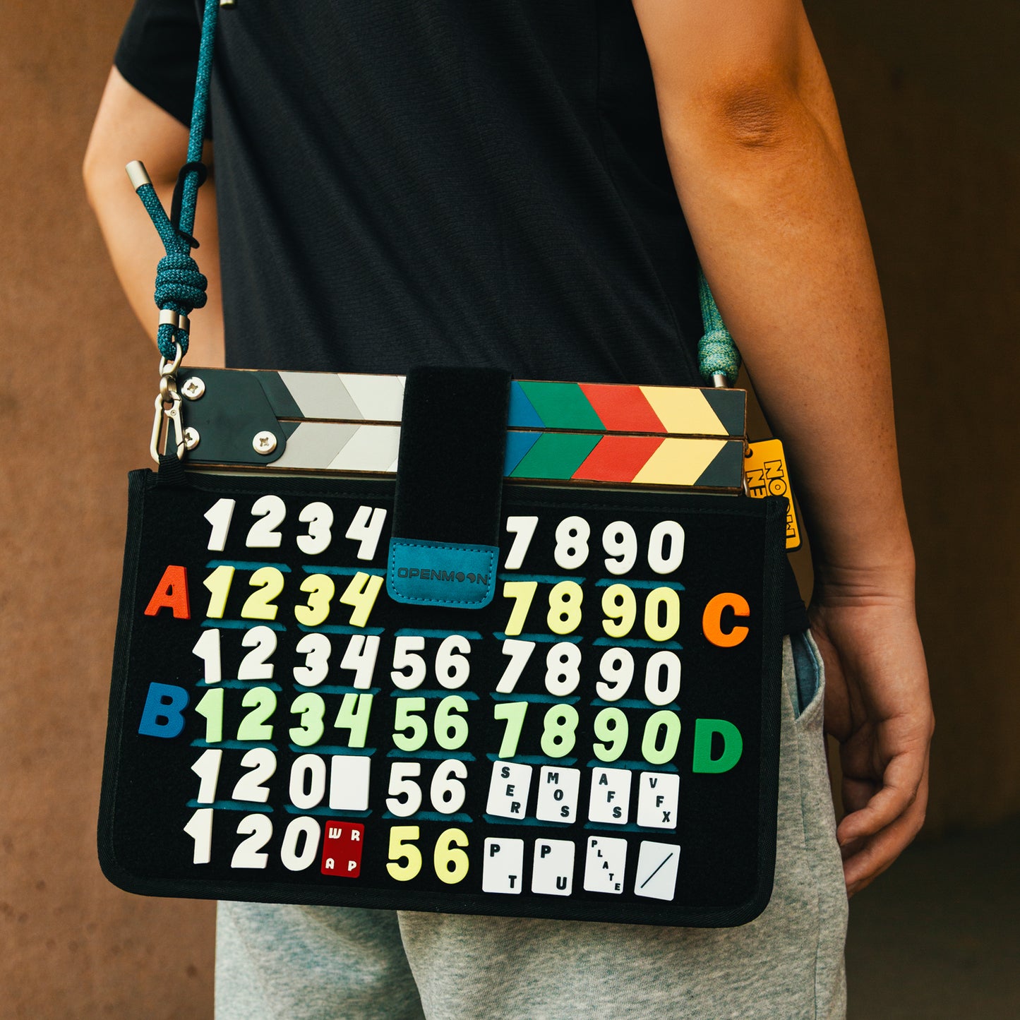 OPENMOON HOOK-LOOP CLAPPER BAG combo