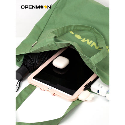OPENMOON Simple Tote Bag Laptop Bag for Commuting to Work Women's Bag Large Capacity Shoulder Bag