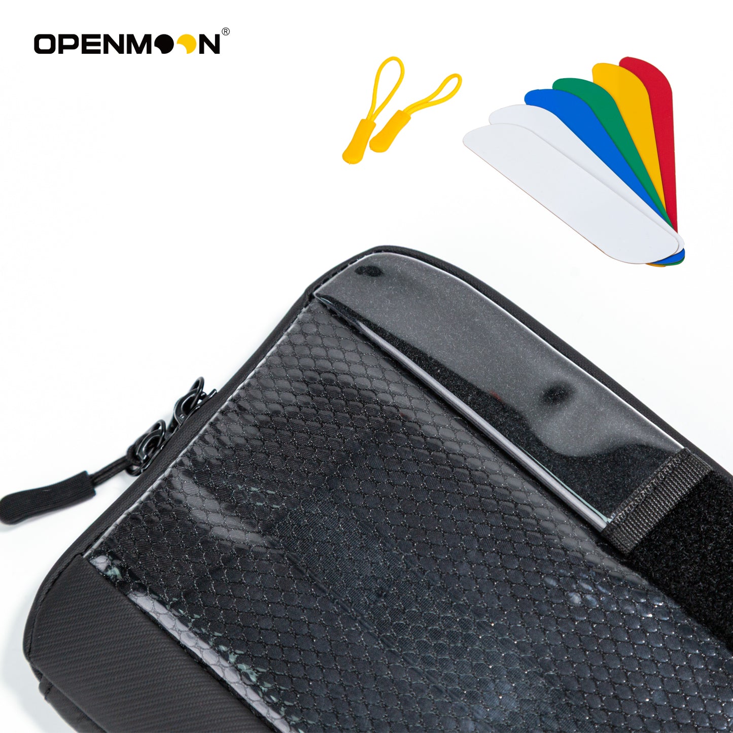 OPENMOON Translucent Electronics & Camera Accessories Bag - Cable organizer, Gear Accessory Pouch, Travel Camera Essentials