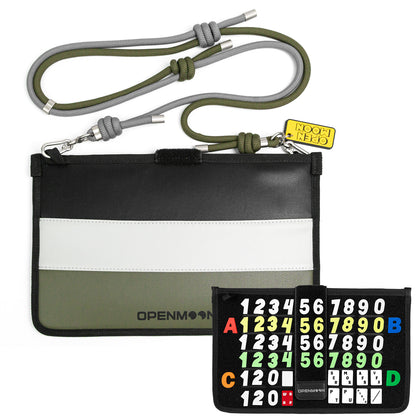 OPENMOON HOOK-LOOP CLAPPER BAG combo