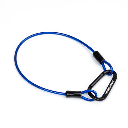 OPENMOON Gaffer Tape Lanyard Stainless Steel Security Tether Lanyard Kit Braided Steel Coated Security Cable