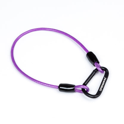 OPENMOON Gaffer Tape Lanyard Stainless Steel Security Tether Lanyard Kit Braided Steel Coated Security Cable