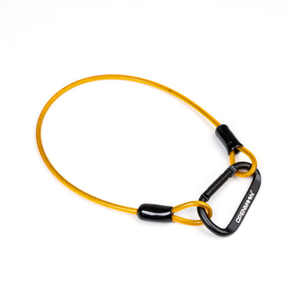 OPENMOON Gaffer Tape Lanyard Stainless Steel Security Tether Lanyard Kit Braided Steel Coated Security Cable