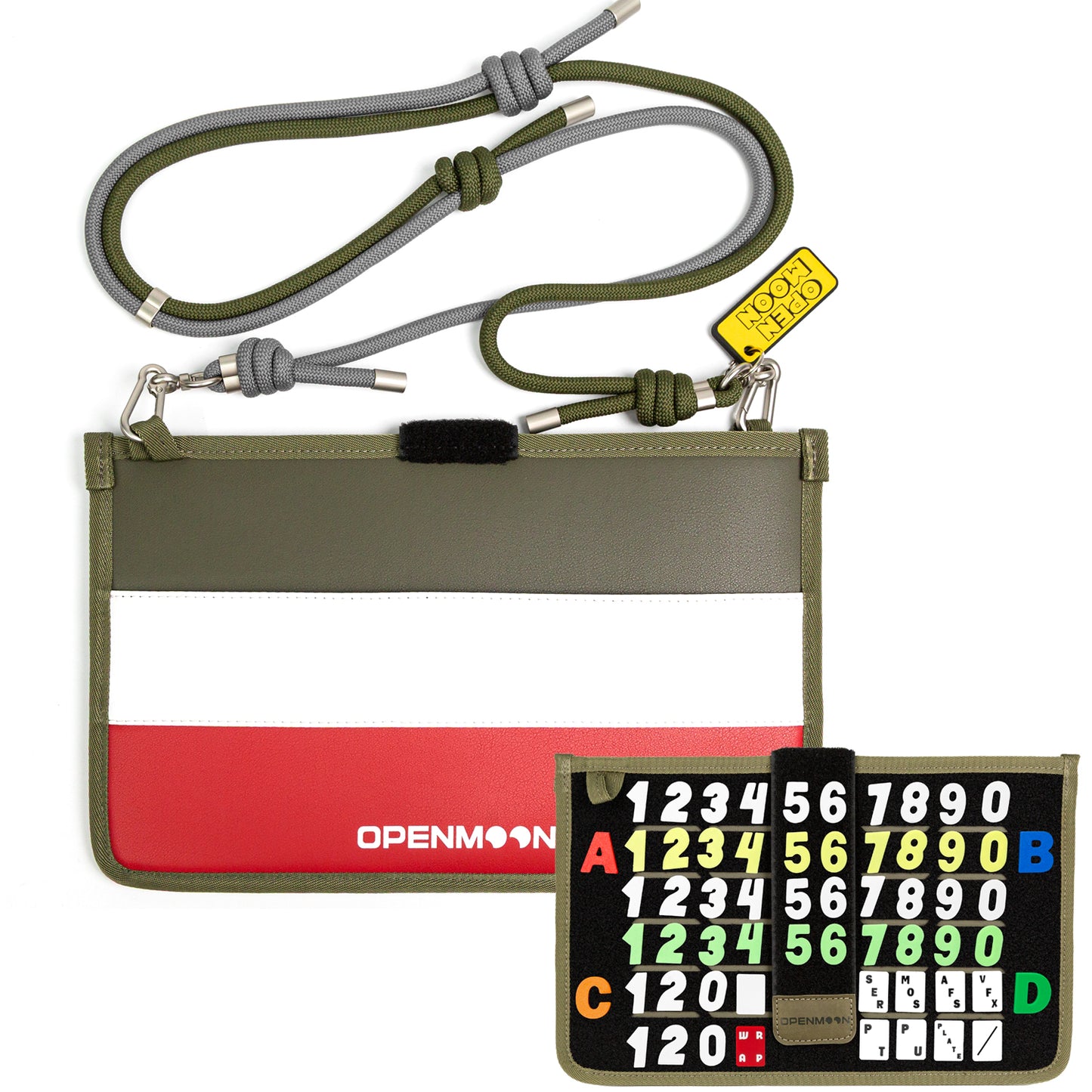 OPENMOON HOOK-LOOP CLAPPER BAG combo