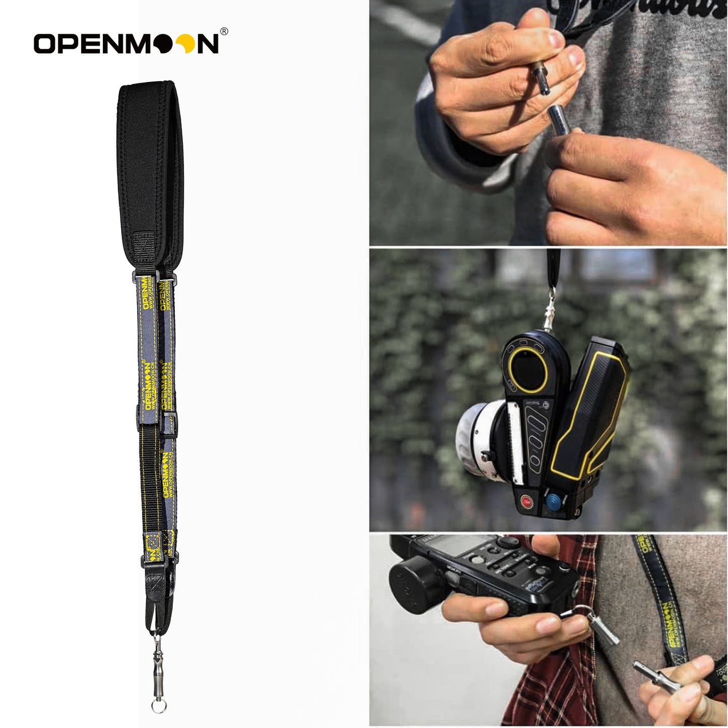 OPENMOON Multi-Functional Shoulder Strap for Wcu-4 /Cmotion/ Light meter /Laser meter