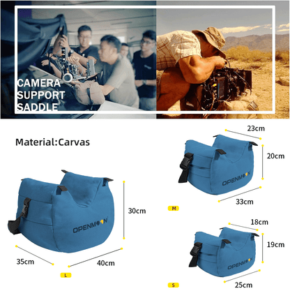 OPENMOON Camera Support Saddle Cinesaddle - Blue