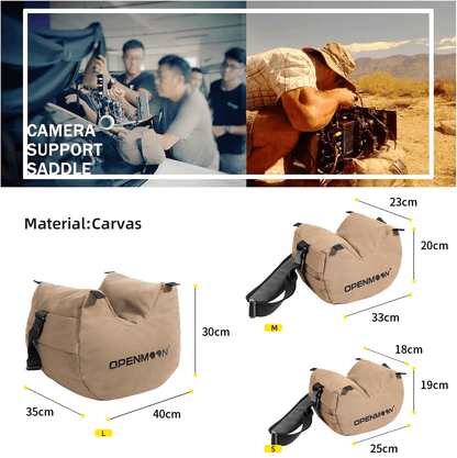 OPENMOON Camera Support Saddle Cinesaddle -Brown