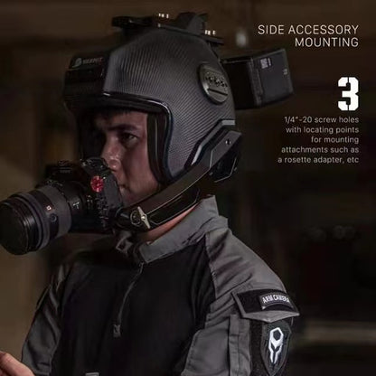 Sistema de soporte POV OPENMOON y Tilta Hermit Casco de fotografía en primera persona Casco de fotografía profesional